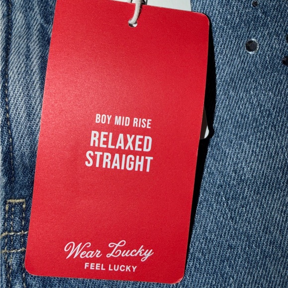 NWT Lucky Brand Mid Rise Relaxed Straight Leg Jeans - Picture 3 of 9